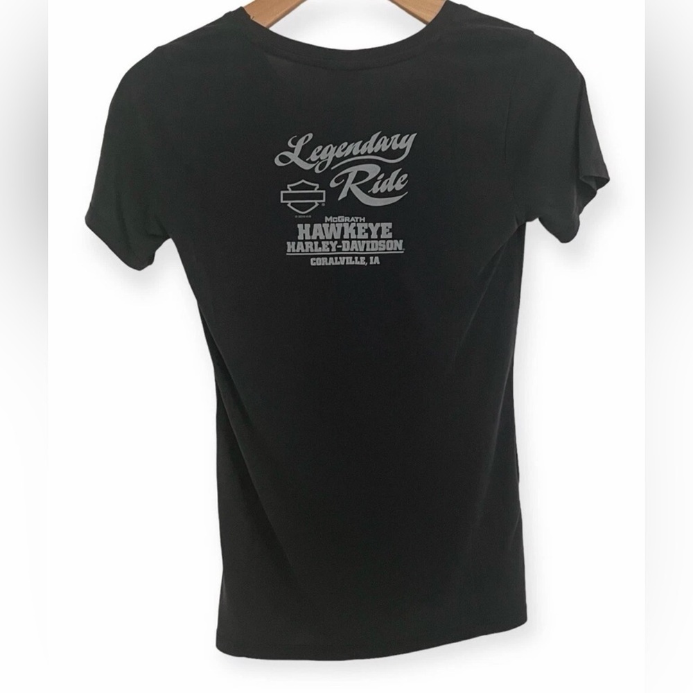 Harley-Davidson Black Tee Women’s Medium Super Soft - Picture 2 of 2